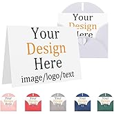 MornLu Custom Photo Greeting Card with Envelope - Personalize with Your Own Photo/Logo/Text for All Occasions, Christmas, Holidays, Weddings, Birthdays, Graduations, Thank You Cards 1-1000PCS
