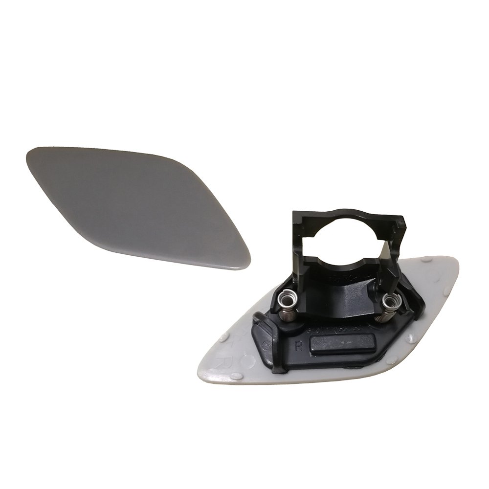 Ricoy For 2007-2010 E92 E93 328i 328xi 335i 335xi 328i 335i Coupe Headlight Washer Cover Cap Lamp Flap Bumper Trim Primered (Right)