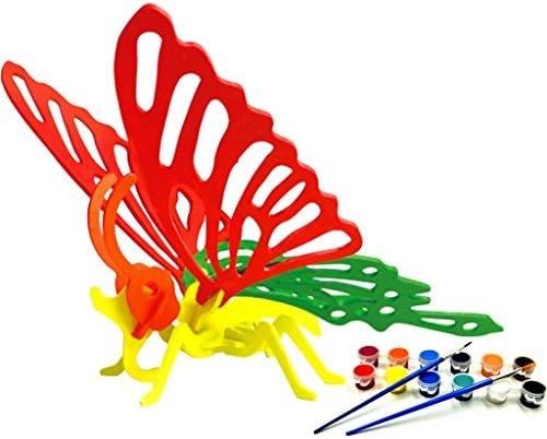 BUTTERFLY Jigsaw Puzzle for Kids, Adult Puzzles, DIY Model Kids Paint Toy, Children's Gift, Brain Teaser, Wooden Puzzle.