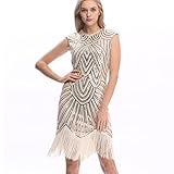 Pilot-Trade Women's 1920's Dress Flapper Vintage Great Gatsby Charleston Party Dress