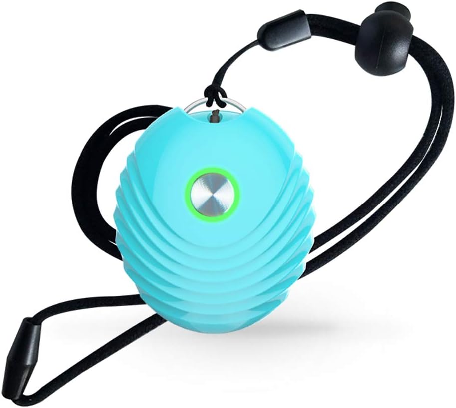 FIRMERS Personal Wearable Air Purifier Necklace Mini Portable Air Freshener Ionizer Negative Ion Generator Low Noise for Family,Blue