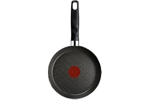 Frigideira Rochedo Robusta Grafite 20cm com Antiaderente Resist 3X, Reforçado com Partículas Minerais, Alta Espessura, Base Limpa Fácil e Th