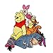 Winnie The Pooh & Friends Patch Tigger, Piglet, Eeyore Disney Iron On Applique