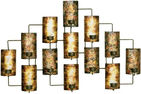 Amazon Com Welcome Home Accents Aged Gold Metal Votive Candle