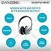 Sharper Image OWN ZONE Wireless Rechargeable TV Headphones- RF Connection, 2.4 GHz, Transmits Wirelessly up to 100ft, No Bluetooth Required, AUX, RCA, & Optical Cable Included (Silver)