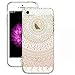 iPhone 5s Case,iPhone 5 Case, LUOLNH Totem Series Mandala TPU Silicone Skin Case Cover Phone Case Case Bumper for iPhone 5/5s(Pink)