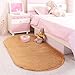 LOCHAS Ultra Soft Children Room Mat Morden Shaggy Area Rugs Home Decor, 2.62 Feet X 5.24 Feet (Khaki)