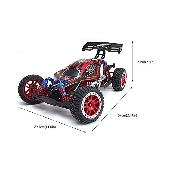 SSBH 2,4g Elektrisches Hochgeschwindigkeits-Drift-Auto, super großes 1/8 Fernbedienungsmodellauto, Magnet bürstenlos… – Bild 8