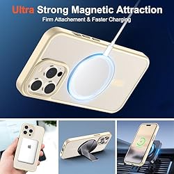 SUPFINE Magnetic for iPhone 14 Pro Case [Compatible