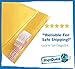 Bubble Mailer Envelopes - 25 Pack 8.5 x 12-inch ShipQuick Bubble Mailer Envelopes with Hot Melt Glue Adhesive - Lightweight, Strong Envelope Bags with Bubble Padding - Thick & Flexible Envelopes