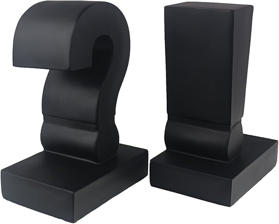 Amazon 頑丈な 本立て オシャレ ブックスタンド Cdスタンド カッコイイ マークの置物 アイディア発想 完璧な収納グッズ すべり止め付き ブックエンド 本立て 文房具 オフィス用品