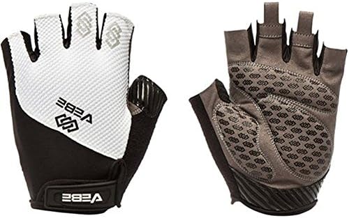 SBD VEBE Mens Professional Biking Half Finger Gloves Cycling Accessaries,Black,L
