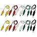 Haitronic 10 Pack Alligator Clips Double Ended Test Lead Crocodile Jumper Lead, (5 Pairs 5 Color) 18.9inch for Testing Circuit Connector - BBC Micro: bit/Arduino/Raspberry pi/Banana pi/Makey Makey