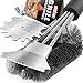 GRILLART Grill Brush and Scraper 18 Inch | Best BBQ Grill Cleaner Brush Scrubber - Stainless Steel Wire Bristles Barbecue Cleaning Tool Perfect Grill Accessories for Weber Gas/Charcoal Grilling Grates