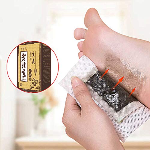 10Pcs/Box Ginger Extract Foot Pads Promote Blood Circulation Pain Relief Improve Sleep Bamboo Vinegar Foot Care Pads - Thumbnail 6