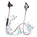 Morul U5PLUS Magnetic Sport Waterproof Bluetooth In-ear Headphones with Mic, Red