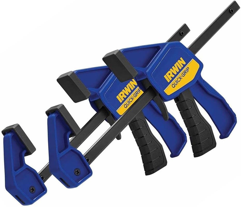 IRWIN Quick-Grip Light-Duty Twin Pack Mini Trigger Clamps 300mm T54122EL7