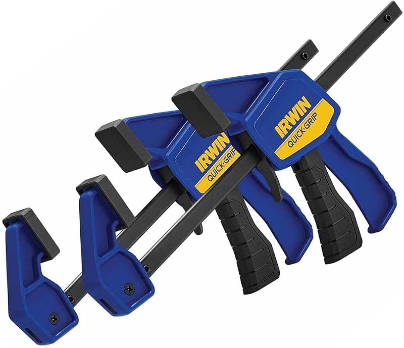 IRWIN Quick-Grip Light-Duty Twin Pack Mini Trigger Clamps 300mm T54122EL7