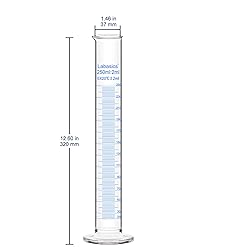 Labasics 4-Pack Borosilicate Glass 250 ml Heavy