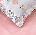 KFZ Unicorn Bedding Twin Duvet Cover Set, 3 Piece Bed Sheets with One Duvet Cover (No Comforter Insert), 2 Pillow Covers, Breathable Princess Unicorn Birthday Gifts for Women