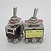Taiss / 3 Pcs Univeral Heavy Duty 20A 125V ON/ON 6 Terminals 2 Position DPDT Rocker Toggle Switch + Waterproof Boot Cap Cover （Quality Assurance for 2 Years） ten-1321