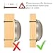 Amazer Cabinet Handle Pulls, Satin Nickel Cabinet & Furniture Hardware Bin Cup Drawer Handle Pull - 3.07