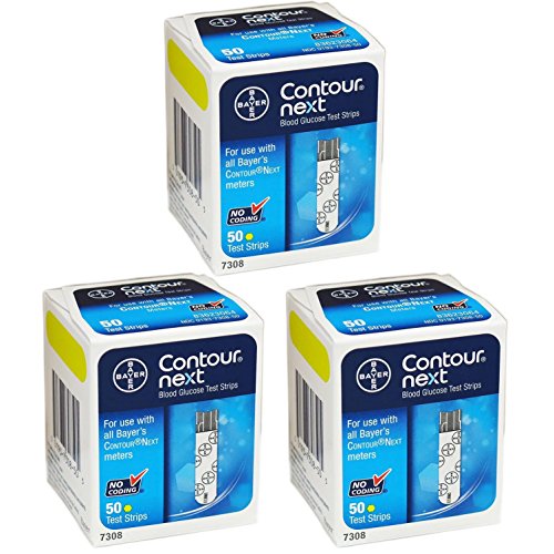 Bayer Contour Next Test Strip 150ea 3 Box 50 Packs