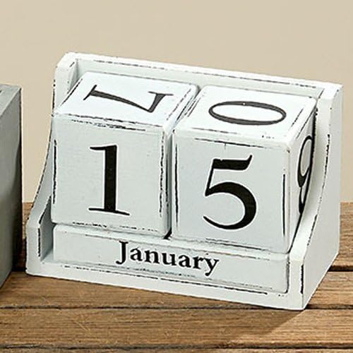 Dekolust Calendar White 17 Cm