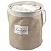 iwill CREATE PRO Pure Natural Linen Folding Household Storage Bin,Jumbo Round Storage Container (16.5