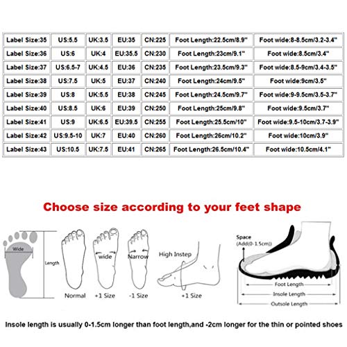 Dermanony Women's Casual Walking Sock Shoes Lightweight Breathable Mesh Work Slip-on- Breathable Yoga Sneakers Red