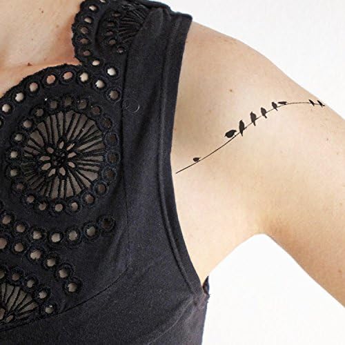 Birds - Temporary tattoo (Set of 2)