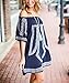 Dxnona beach Swimwear Cover up Dress (blue)