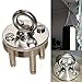 Loading Capacity: 2204 lbs SUS304 Stainless Steel Suspension Hook Wall /Ceiling Mount Bracket for Gym Suspension Training Straps Yoga Swing,Trapeze,Chair,Boxing Bag Equipment