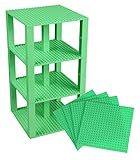Premium Pastel Green Stackable Base Plates - 4 Pack 6