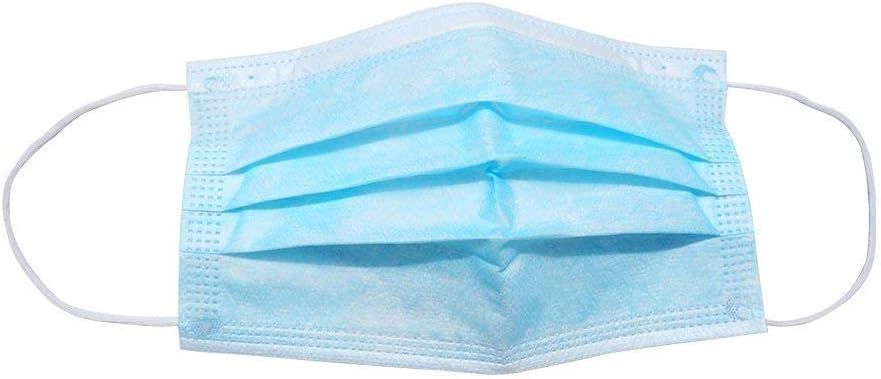 Mantavya Mouth Mask Respirator Medical Disposable Face Masks Two Layer Non-Woven pack 0f 50 PCS