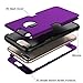 RabeMall Shockproof Case for iPhone 7 Plus,Sturdy and Durable and Slim Fit Case,Purple Black