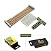 KEYESTUDIO GPIO Breakout Kit for Raspberry Pi - Assembled Pi Breakout + Rainbow Ribbon Cable + 400 Tie Points Solderless Breadboard