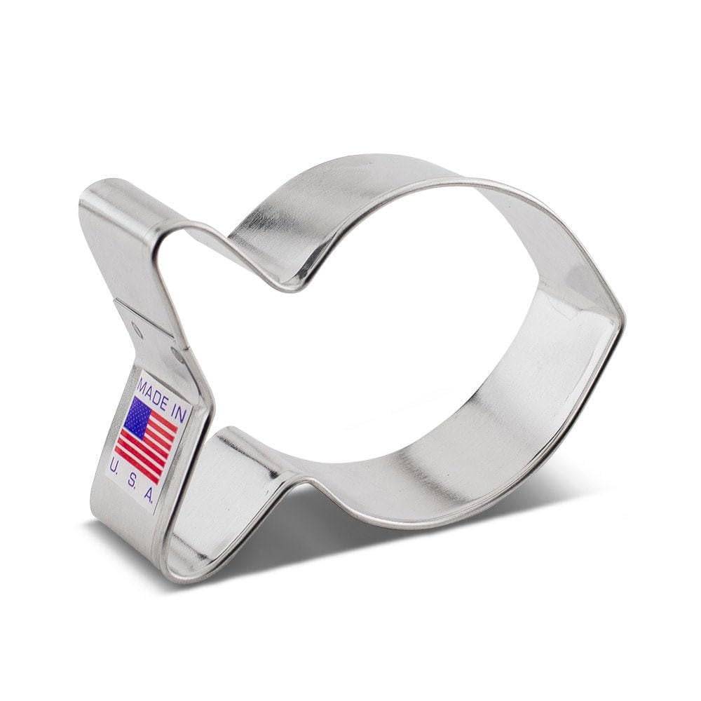 Goldfish/Simple Fish Premium Cookie Cutter 7.6 cm, Made by Ann Clark