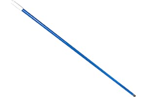 CARLISLE FOODSERVICE PRODUCTS Carlisle FoodService 48" Broom Handle, Blue Powder-Coated Metal, 3/4-5 ACME Thread, Short One-Piece Design with Hanging Cap
