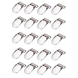 Yontree Metal Pacifier Suspender Clips Holders 20 pcs