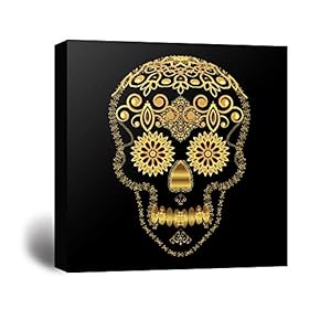 signwin Canvas Wall Art Skull Art Canvas Prints...