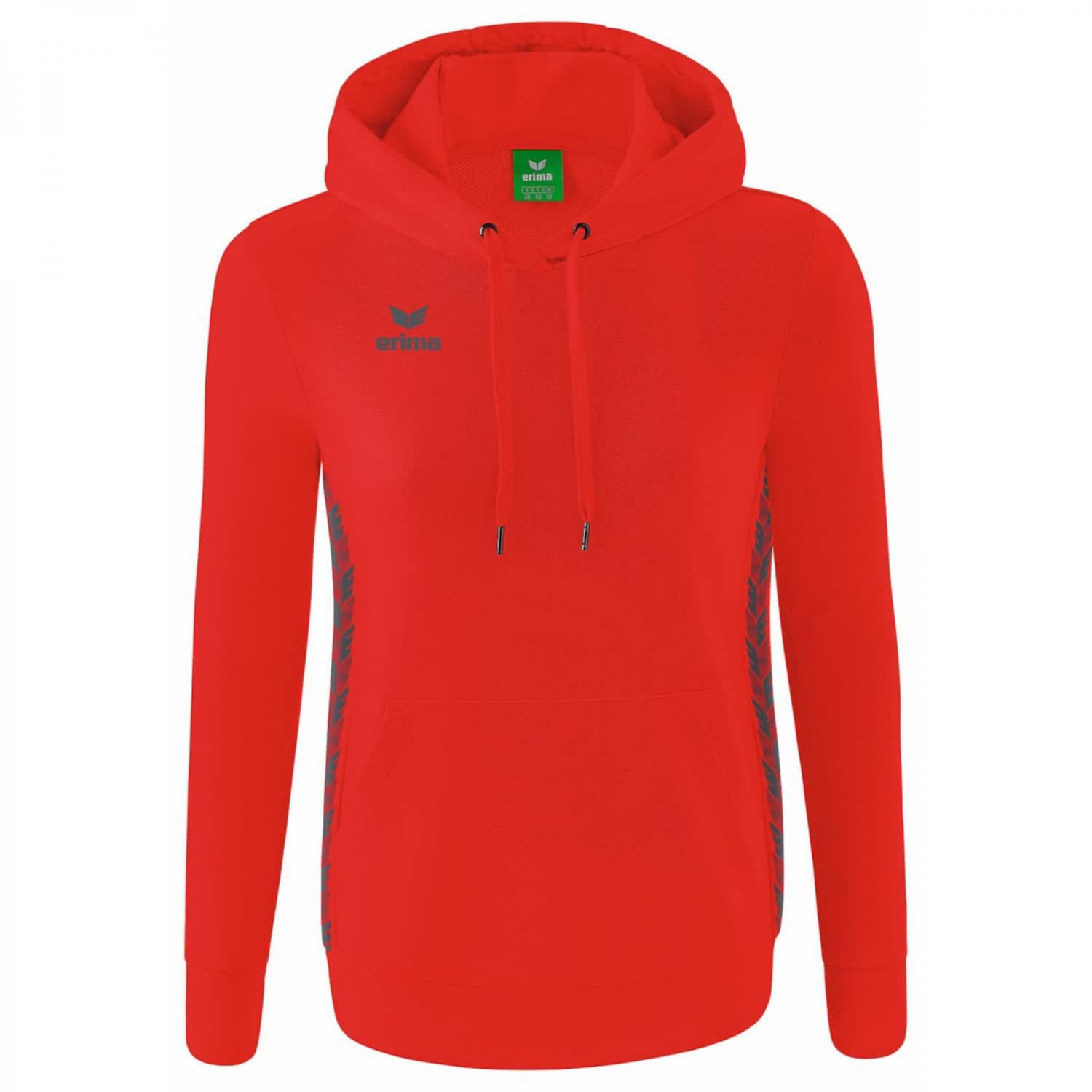 Erima Women's Essential Team Basic Hoody, Red, 40