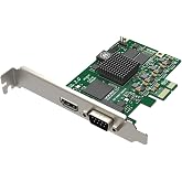 Magewell Pro Capture HDMI 11040 &ndash; Single-Channel HDMI &amp; Analog PCIe Capture Card for HD Video Ingest for Live Streaming, Recording &amp; Production