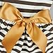 Fitwarm® Comfy Cotton Striped Pet Dress Casual Holiday Dog Shirts Clothes Apparel, Medium