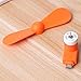 Eachbid USB Cooling Fan Portable Micro Mute Mini Cooler for Mobile Android Cell Phone Random Color #1
