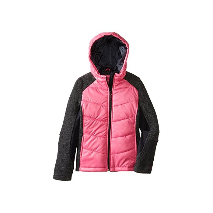 Soft Shell Puffer Jacket, Pinot Pink 