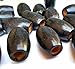 Black Large Big Hole Wood Barrel Beads for Hair, Dreadlocks, Jewelry Making, Macrame (30