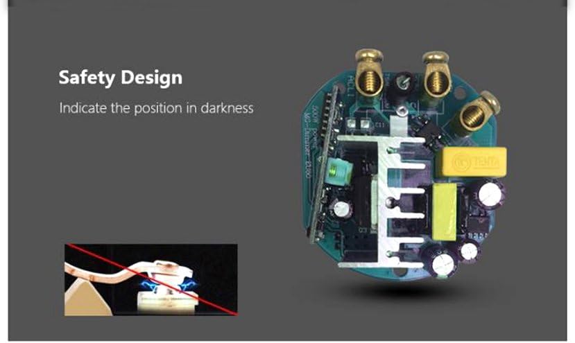 500 W LED Dimmer Switch with Tempered Glass Touch Screen European Standard, gold - Image 4