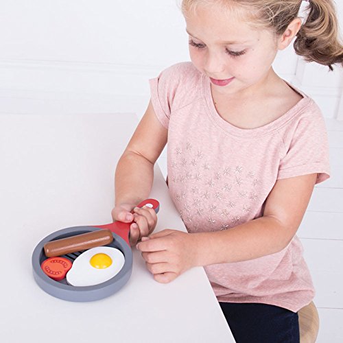 Bigjigs Toys Pretend Play Cooked Breakfast & Saucepan and Eggs Bundle
