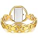 Fashion Women Gold Crystal Bangle Watch Ladies Luxury Wrist Quartz Watches